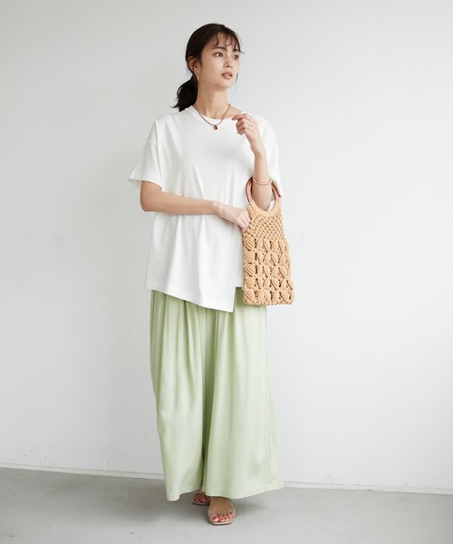 CRAFT STANDARD BOUTIQUE（クラフトスタンダードブティック）の「ウエストタックギャザーパンツ　＊◇（その他パンツ・レディース・ベージュ/カーキ/モカ/ピンク・M/L）」の14枚目の写真