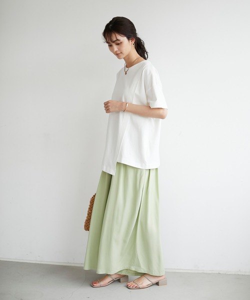 CRAFT STANDARD BOUTIQUE（クラフトスタンダードブティック）の「ウエストタックギャザーパンツ　＊◇（その他パンツ・レディース・ベージュ/カーキ/モカ/ピンク・M/L）」の16枚目の写真