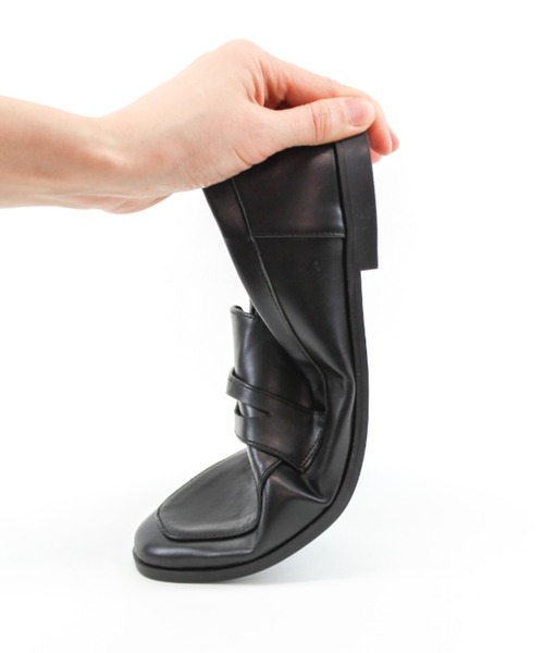 VIVIAN（ヴィヴィアン）の「スクエアトゥレインローファーシューズ（レインシューズ・レディース・ダークブラウン/ブラック/グレー系その他7・L/M/S/LL/XL）」の21枚目の写真