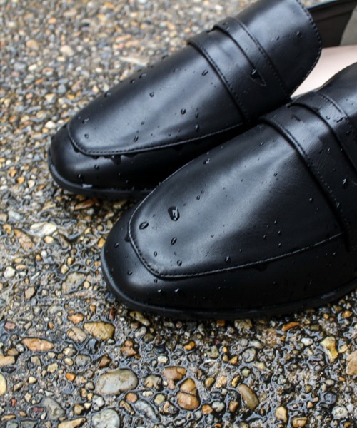 VIVIAN（ヴィヴィアン）の「スクエアトゥレインローファーシューズ（レインシューズ・レディース・ダークブラウン/ブラック/グレー系その他7・L/M/S/LL/XL）」の8枚目の写真