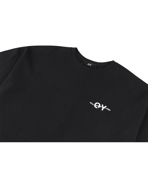 OY（オーワイ）の「『OY/オーワイ』WAVE LOGO ZIPPER T/ウェーブロゴバックプリントジッパー半袖Tシャツ（Tシャツ/カットソー・メンズ・ホワイト/ブラック・FREE）」の21枚目の写真
