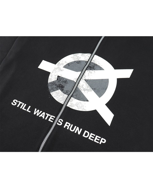 OY（オーワイ）の「『OY/オーワイ』WAVE LOGO ZIPPER T/ウェーブロゴバックプリントジッパー半袖Tシャツ（Tシャツ/カットソー・メンズ・ホワイト/ブラック・FREE）」の22枚目の写真