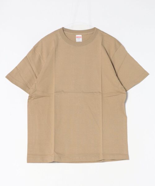 United Athle(ユナイテッドアスレ)の「United Athle/ユナイテッドアスレ 5.6オンス ハイクオリティー Tシャツ(Tシャツ/カットソー・レディース・ベージュ/オフホワイト/オレンジ系その他/ブラック/グレー/グリーン系その他・MEDIUM/LARGE/SMALL/X-LARGE)」の1枚目の写真