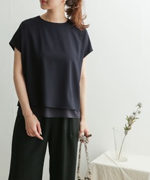 URBAN RESEARCH DOORS | レイヤードフレンチスリーブブラウス(シャツ/ブラウス)