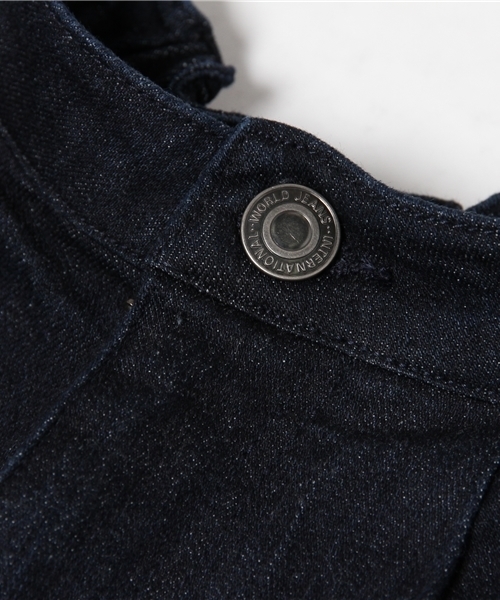 WEGO（ウィゴー）の「WEGO/デニムキュロット（デニムパンツ・レディース・ホワイト/ダークインディゴブルー・FREE）」の11枚目の写真