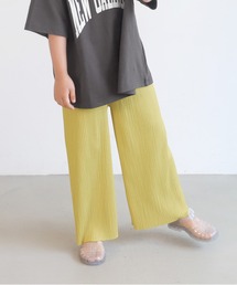 coca（coca） | キッズ カットオフ細リブワイドパンツ(その他パンツ)