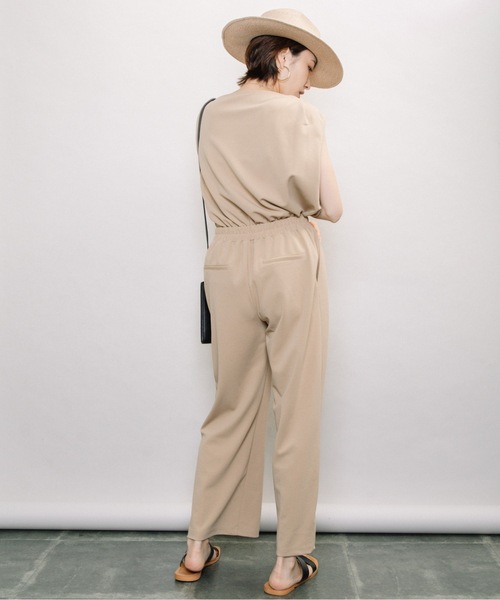 ELVENCE DEUX(エルベンスドゥ)の「カットJZピンタックワイド【SETUP可】(その他パンツ・レディース・カーキ/ベージュ/ネイビー・MEDIUM/LARGE/SMALL)」の11枚目の写真