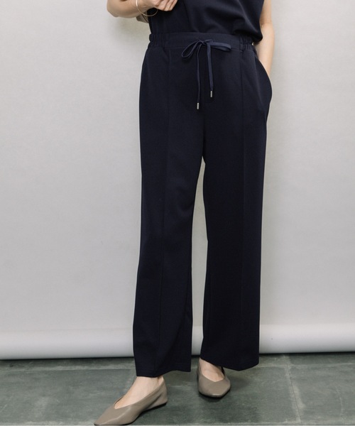 ELVENCE DEUX(エルベンスドゥ)の「カットJZピンタックワイド【SETUP可】(その他パンツ・レディース・カーキ/ベージュ/ネイビー・MEDIUM/LARGE/SMALL)」の18枚目の写真