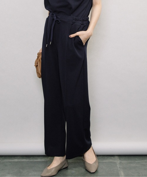 ELVENCE DEUX(エルベンスドゥ)の「カットJZピンタックワイド【SETUP可】(その他パンツ・レディース・カーキ/ベージュ/ネイビー・MEDIUM/LARGE/SMALL)」の17枚目の写真