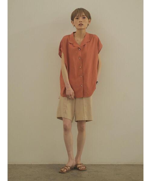 rem closet（レムクローゼット）の「リネンブレンドハーフパンツ（その他パンツ・レディース・ベージュ/ブラウン・S/XS）」の20枚目の写真