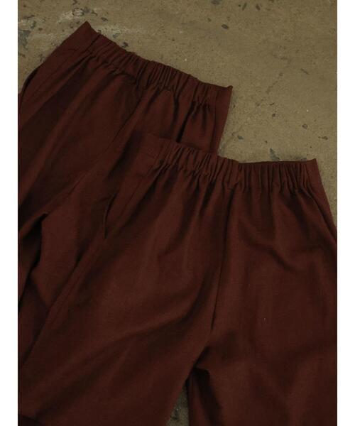rem closet（レムクローゼット）の「リネンブレンドハーフパンツ（その他パンツ・レディース・ベージュ/ブラウン・S/XS）」の5枚目の写真