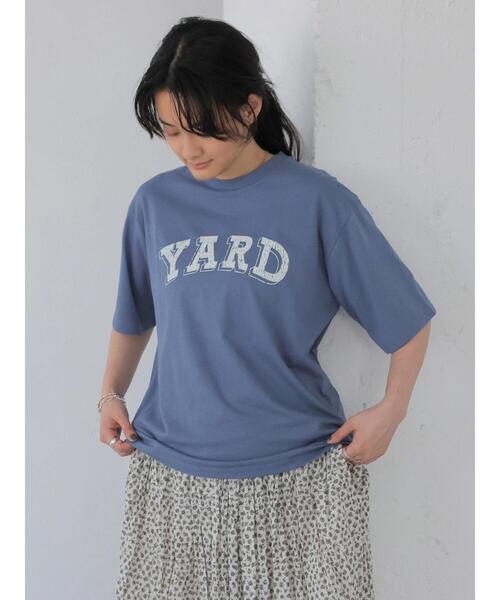 AMERICAN HOLIC（アメリカンホリック）の「ロゴカットプルオーバー1 ＊（Tシャツ/カットソー・レディース・アイボリー/ブルー・L/M）」の3枚目の写真