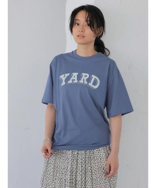 AMERICAN HOLIC（アメリカンホリック）の「ロゴカットプルオーバー1 ＊（Tシャツ/カットソー・レディース・アイボリー/ブルー・L/M）」の8枚目の写真