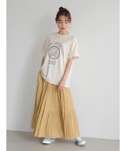 AMERICAN HOLIC（アメリカンホリック）の「ロゴカットプルオーバー1 ＊（Tシャツ/カットソー・レディース・アイボリー/ブルー・L/M）」の14枚目の写真