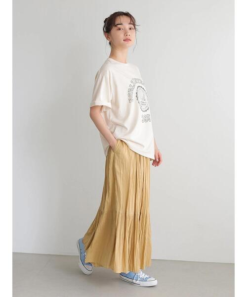 AMERICAN HOLIC（アメリカンホリック）の「ロゴカットプルオーバー1 ＊（Tシャツ/カットソー・レディース・アイボリー/ブルー・L/M）」の15枚目の写真