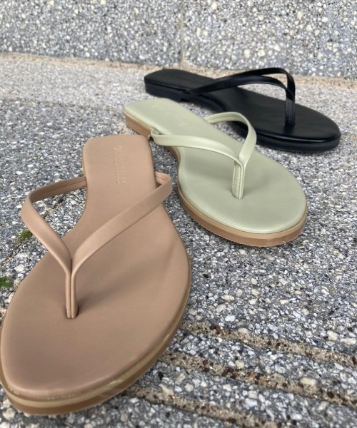 Chez toi（シェトワ）の「ビーサン（サンダル・レディース・ブラック/ベージュ/ミント・SMALL/MEDIUM/LARGE）」の6枚目の写真