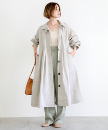 セール ブランド古着 Select Moca セレクトモカ レディース のステンカラーコート ナイロン 古着通販 Zozoused