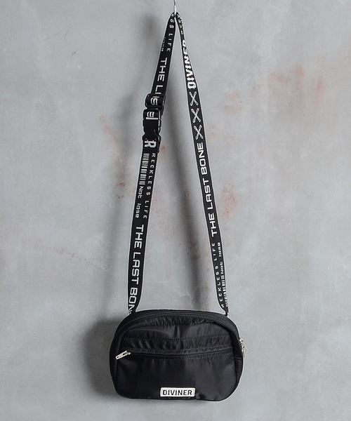 【DIVINER】調整可能ストラップ付きミニショルダーバッグ（ショルダーバッグ）｜DIVINER（ディヴァイナー）