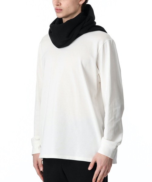 ATTACHMENT（アタッチメント）の「WOOL KNIT KNITTED SCARF（マフラー・メンズ・ホワイト/ブラック/ベージュ/ボルドー・ONESIZE）」の15枚目の写真