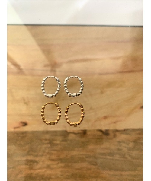 mou（モウ）の「S925 ミニボールコネクトピアス（ピアス（両耳用）・メンズ・シルバー/ゴールド・FREE）」の10枚目の写真
