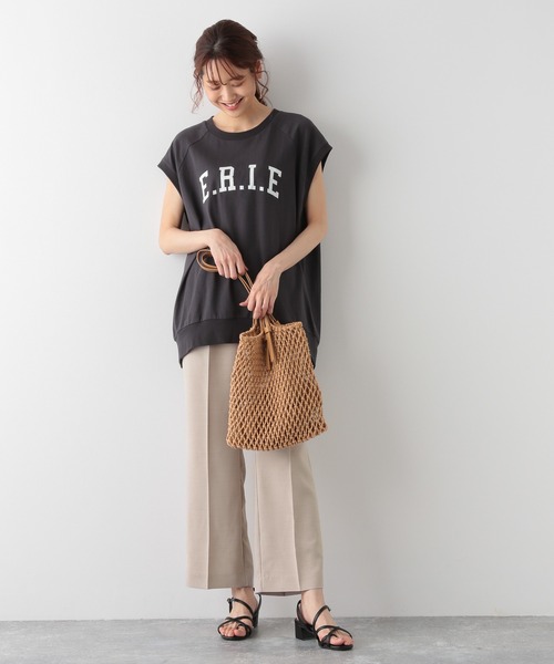 GLOBAL WORK(グローバルワーク)の「リネンライクストレートパンツ/952585(スラックス・レディース・ベージュ/その他/ブラック/アイボリー/グリーン系その他・MEDIUM/LARGE)」の16枚目の写真