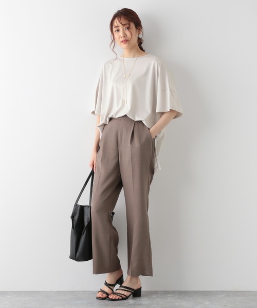 GLOBAL WORK（グローバルワーク）の「リネンライクストレートパンツ