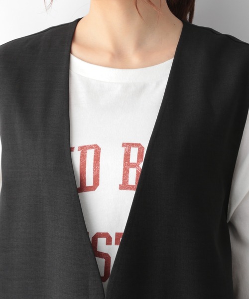 GLOBAL WORK（グローバルワーク）の「リネンライクジレ/954811（ニット/セーター・レディース・アイボリー/キャメル/ブラック・FREE）」の15枚目の写真