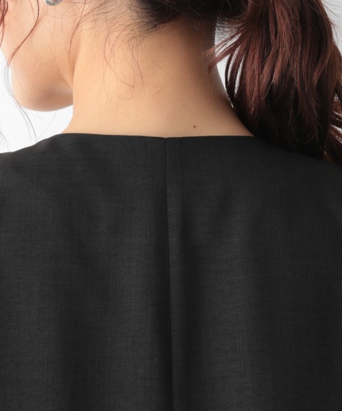 GLOBAL WORK（グローバルワーク）の「リネンライクジレ/954811（ニット/セーター・レディース・アイボリー/キャメル/ブラック・FREE）」の8枚目の写真