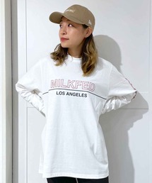 MILKFED. | OUTLINE LOGO L/S TOP(Tシャツ/カットソー)