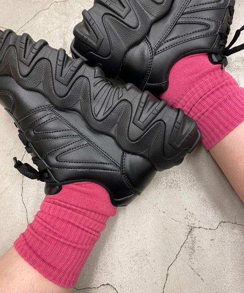 WEGO(ウィゴー)の「WEGO/底パイルカラーリブソックス(ソックス/靴下・レディース・ホワイト/ブラック/ベージュ/パープル/ブラウン/オフホワイト/オレンジ/グリーン系その他/ブルー/グリーン/ピンク/マスタード/ダークグリーン/ライム/その他1/フューシャピンク・23-25cm)」の14枚目の写真