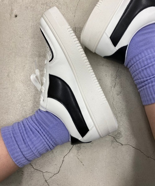 WEGO(ウィゴー)の「WEGO/底パイルカラーリブソックス(ソックス/靴下・レディース・ホワイト/ブラック/ベージュ/パープル/ブラウン/オフホワイト/オレンジ/グリーン系その他/ブルー/グリーン/ピンク/マスタード/ダークグリーン/ライム/その他1/フューシャピンク・23-25cm)」の16枚目の写真