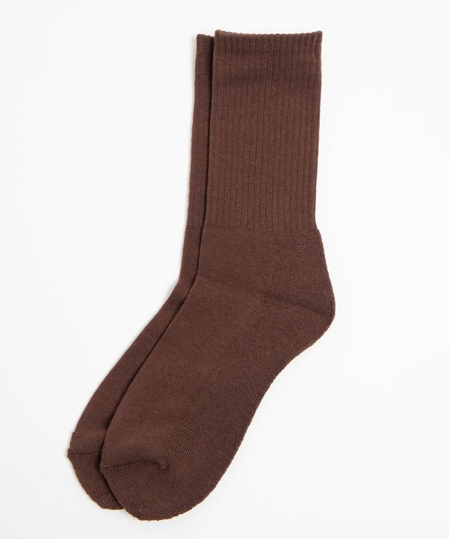 WEGO(ウィゴー)の「WEGO/底パイルカラーリブソックス(ソックス/靴下・レディース・ホワイト/ブラック/ベージュ/パープル/ブラウン/オフホワイト/オレンジ/グリーン系その他/ブルー/グリーン/ピンク/マスタード/ダークグリーン/ライム/その他1/フューシャピンク・23-25cm)」の4枚目の写真