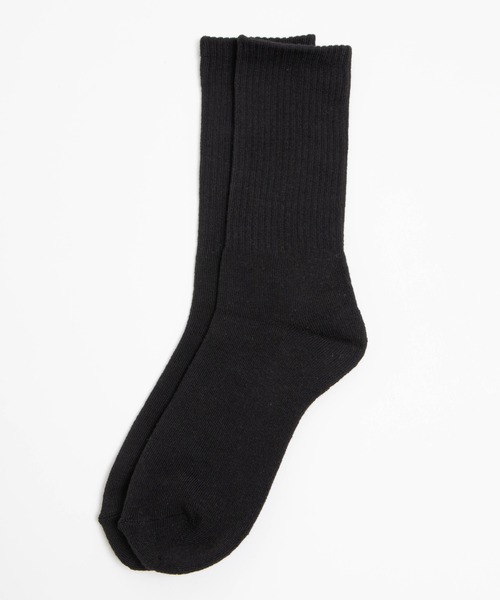 WEGO(ウィゴー)の「WEGO/底パイルカラーリブソックス(ソックス/靴下・レディース・ホワイト/ブラック/ベージュ/パープル/ブラウン/オフホワイト/オレンジ/グリーン系その他/ブルー/グリーン/ピンク/マスタード/ダークグリーン/ライム/その他1/フューシャピンク・23-25cm)」の3枚目の写真