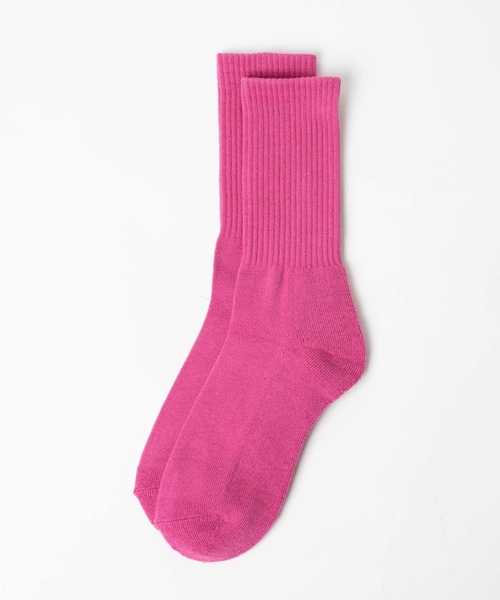 WEGO(ウィゴー)の「WEGO/底パイルカラーリブソックス(ソックス/靴下・レディース・ホワイト/ブラック/ベージュ/パープル/ブラウン/オフホワイト/オレンジ/グリーン系その他/ブルー/グリーン/ピンク/マスタード/ダークグリーン/ライム/その他1/フューシャピンク・23-25cm)」の22枚目の写真