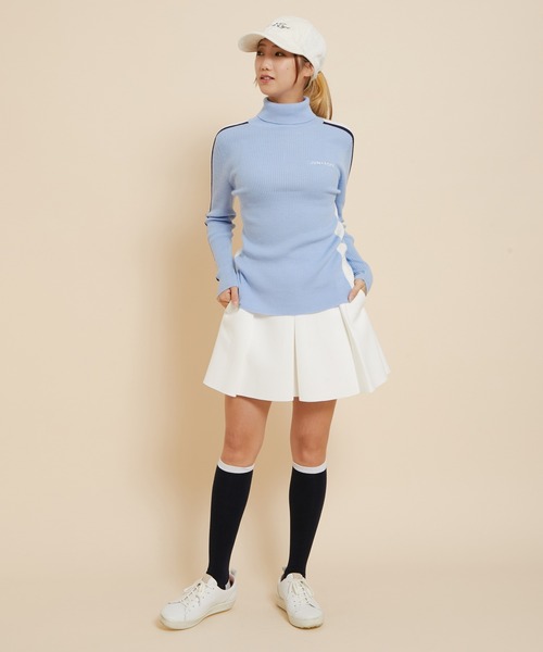 JUN&ROPE'（ジュンアンドロペ）の「エアクッションタックスカート（スカート・レディース・ブラック/ホワイト/グレー・L/S/M/X-SMALL）」の5枚目の写真