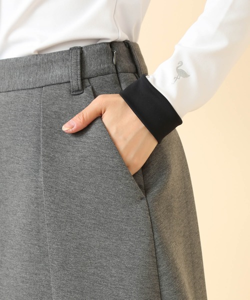 JUN&ROPE'（ジュンアンドロペ）の「エアクッションタックスカート（スカート・レディース・ブラック/ホワイト/グレー・L/S/M/X-SMALL）」の9枚目の写真