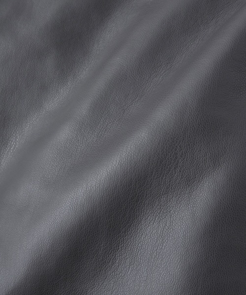 Loose/ルース（ルース）の「合皮 オーバーB3ジャケット（ブルゾン・メンズ・ブラック/ブラウン/グレー・S/M/L）」の17枚目の写真