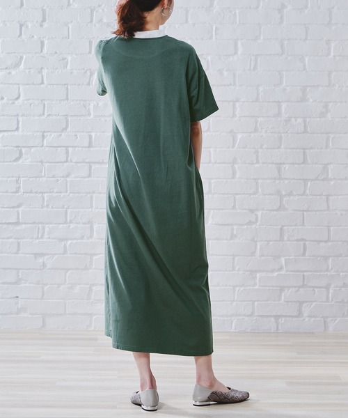 acro（アクロ）の「ポロシャツワンピース/AC1125（ワンピース・レディース・ブラック/ブラウン/グリーン・ﾌﾘ-）」の12枚目の写真