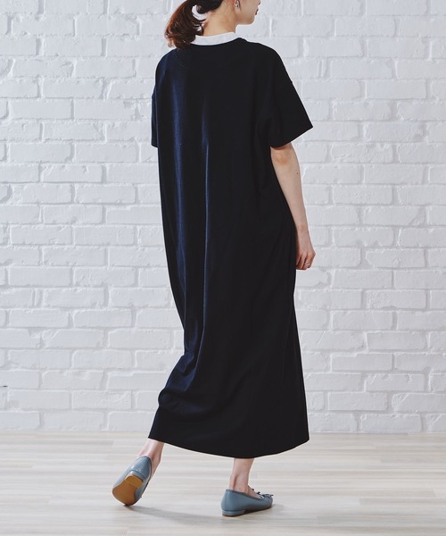 acro（アクロ）の「ポロシャツワンピース/AC1125（ワンピース・レディース・ブラック/ブラウン/グリーン・ﾌﾘ-）」の6枚目の写真