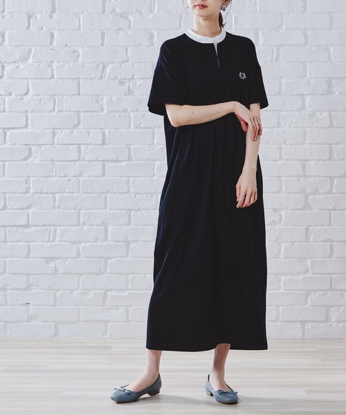 acro（アクロ）の「ポロシャツワンピース/AC1125（ワンピース・レディース・ブラック/ブラウン/グリーン・ﾌﾘ-）」の5枚目の写真