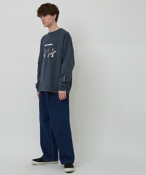 BE@RBRICK（ベアブリック）の「BE@RBRICK×BRIDGE SHIP HOUSEクルースウェット（スウェット・メンズ・ライトグレー/ダークブラウン/ブルー系その他4/ブラック・LL/L/M）」の14枚目の写真