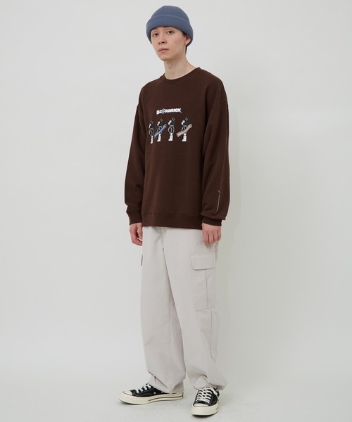 BE@RBRICK（ベアブリック）の「BE@RBRICK×BRIDGE SHIP HOUSEクルースウェット（スウェット・メンズ・ライトグレー/ダークブラウン/ブルー系その他4/ブラック・LL/L/M）」の11枚目の写真