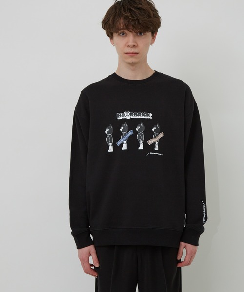 BE@RBRICK（ベアブリック）の「BE@RBRICK×BRIDGE SHIP HOUSEクルースウェット（スウェット・メンズ・ライトグレー/ダークブラウン/ブルー系その他4/ブラック・LL/L/M）」の16枚目の写真