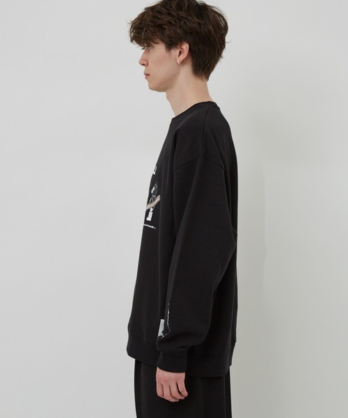 BE@RBRICK（ベアブリック）の「BE@RBRICK×BRIDGE SHIP HOUSEクルースウェット（スウェット・メンズ・ライトグレー/ダークブラウン/ブルー系その他4/ブラック・LL/L/M）」の22枚目の写真