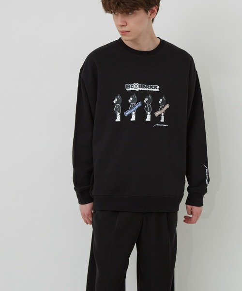 BE@RBRICK（ベアブリック）の「BE@RBRICK×BRIDGE SHIP HOUSEクルースウェット（スウェット・メンズ・ライトグレー/ダークブラウン/ブルー系その他4/ブラック・LL/L/M）」の13枚目の写真