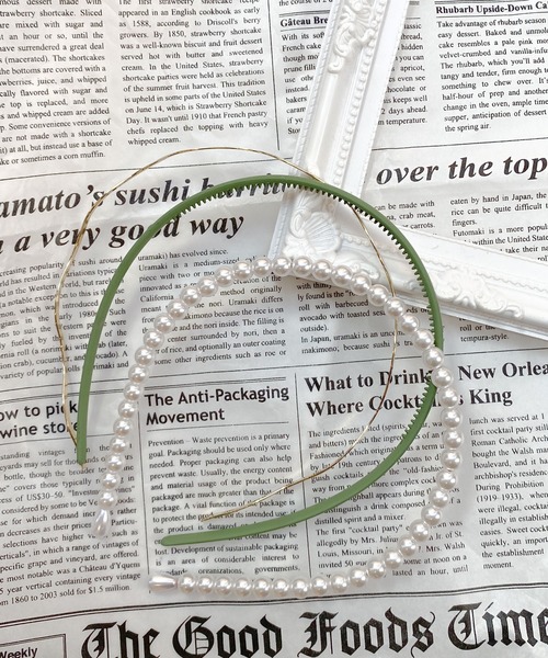 WEGO（ウィゴー）の「WEGO/【3点セット】マルチカチューシャ（カチューシャ・レディース・ベージュ/ワイン/オフホワイト/カーキ/ブラック・FREE）」の4枚目の写真