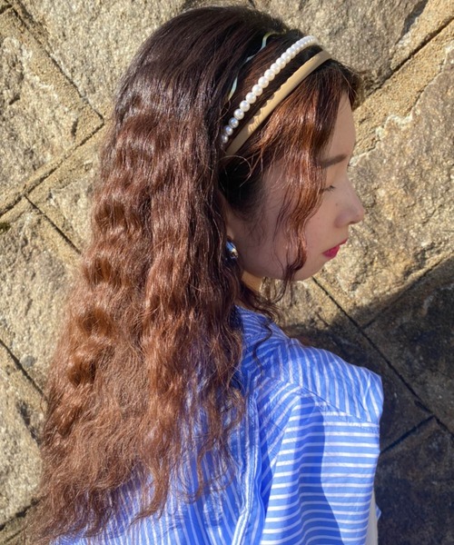 WEGO（ウィゴー）の「WEGO/【3点セット】マルチカチューシャ（カチューシャ・レディース・ベージュ/ワイン/オフホワイト/カーキ/ブラック・FREE）」の12枚目の写真