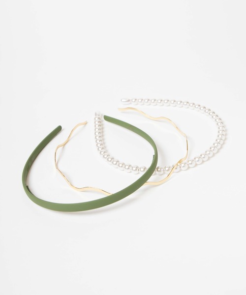 WEGO（ウィゴー）の「WEGO/【3点セット】マルチカチューシャ（カチューシャ・レディース・ベージュ/ワイン/オフホワイト/カーキ/ブラック・FREE）」の20枚目の写真