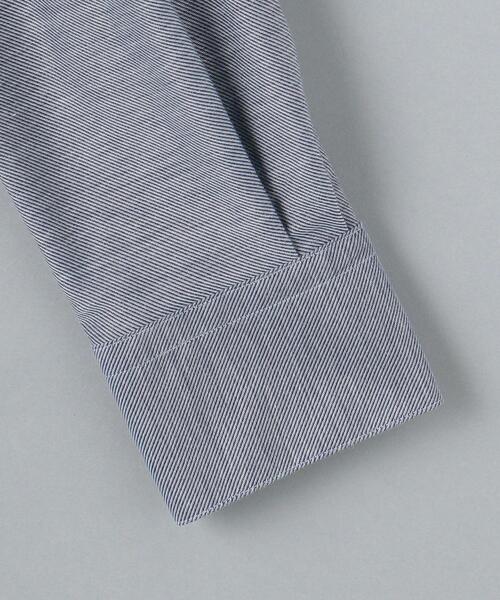 WORK TRIP OUTFITS GREEN LABEL RELAXING(ワークトリップアウトフィッツグリーンレーベル リラクシング)の「<WORK TRIP OUTFITS GREEN LABEL RELAXING>TCシャンブレーツイル スリム ワイドカラー ドレスシャツ(ビジネスシャツ・メンズ・ライトブルー/ネイビー/ホワイト・L/M/XL/S)」の11枚目の写真