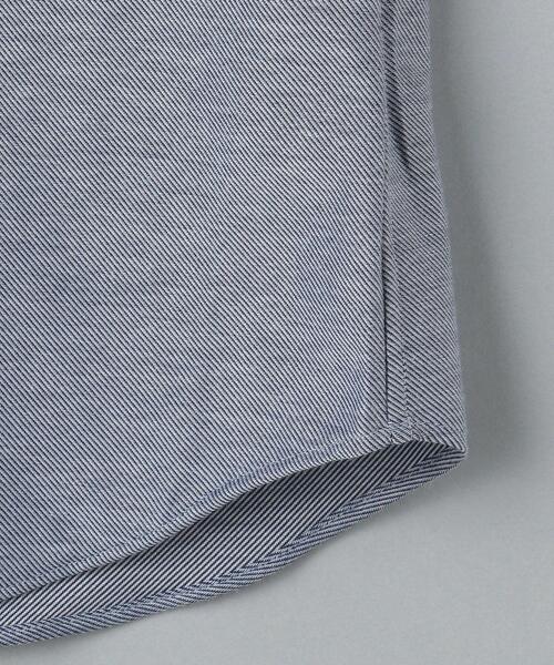 WORK TRIP OUTFITS GREEN LABEL RELAXING(ワークトリップアウトフィッツグリーンレーベル リラクシング)の「<WORK TRIP OUTFITS GREEN LABEL RELAXING>TCシャンブレーツイル スリム ワイドカラー ドレスシャツ(ビジネスシャツ・メンズ・ライトブルー/ネイビー/ホワイト・L/M/XL/S)」の12枚目の写真